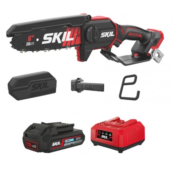 Potatore a batteria SKIL 0512 - mini motosega a batteria con lubrificazione AUTOMATICA della catena